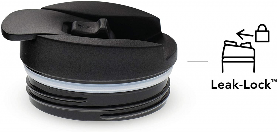 thermosbeker Mocca Leak-Lock RVS 350 ml okergeel - Afbeelding 3