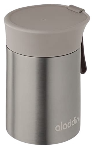 lunchpot Enjoy Thermavac RVS/siliconen 400 ml zilver