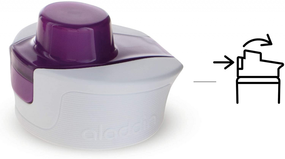 waterfles Active Hydration Tracker 800 ml paars - Afbeelding 3