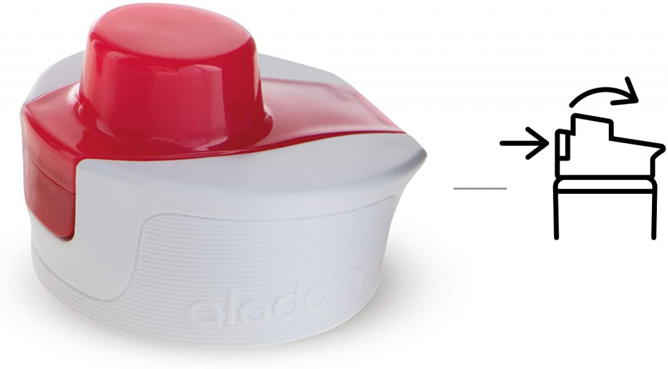 waterfles Active Hydration Tracker 800 ml rood - Afbeelding 3