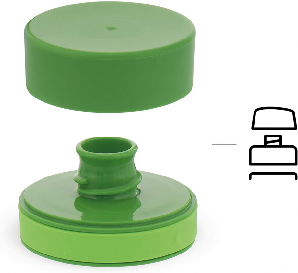 waterfles Aveo Amsterdam 24 cm 600 ml groen - Afbeelding 3