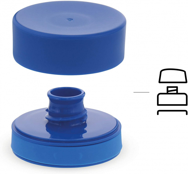 waterfles Aveo Parijs 24 cm 600 ml blauw - Afbeelding 3