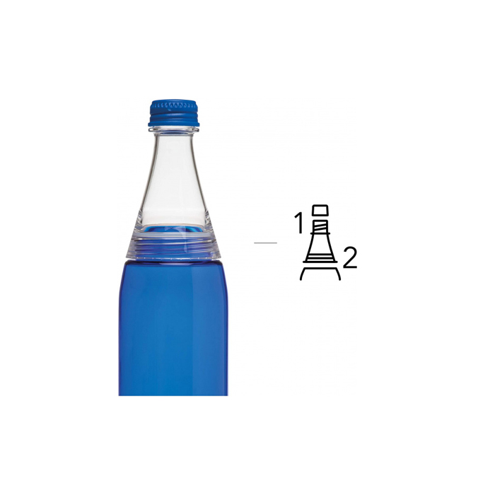 waterfles Fresco Twist & Go 28 cm 700 ml blauw - Afbeelding 2