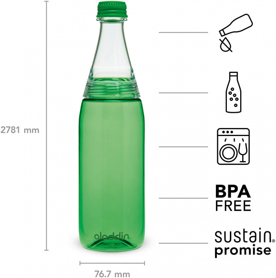 waterfles Fresco Twist & Go 28 cm 700 ml groen - Afbeelding 3