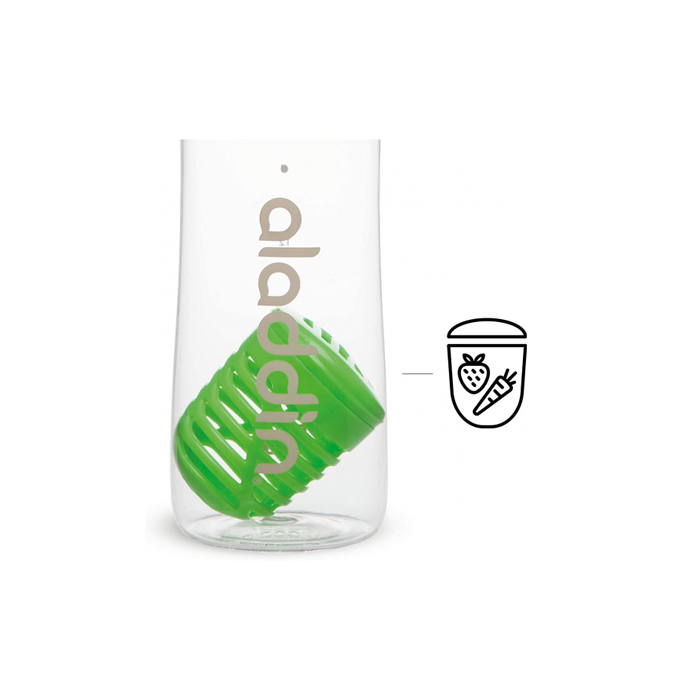 waterfles Infuse 700 ml polypropyleen 26 cm groen - Afbeelding 3