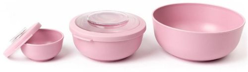 vershoudbakjes 2000 ml polypropyleen roze 6-delig - Afbeelding 2