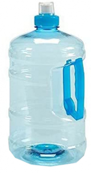 drinkfles 12,5 x 24 cm 2 liter blauw