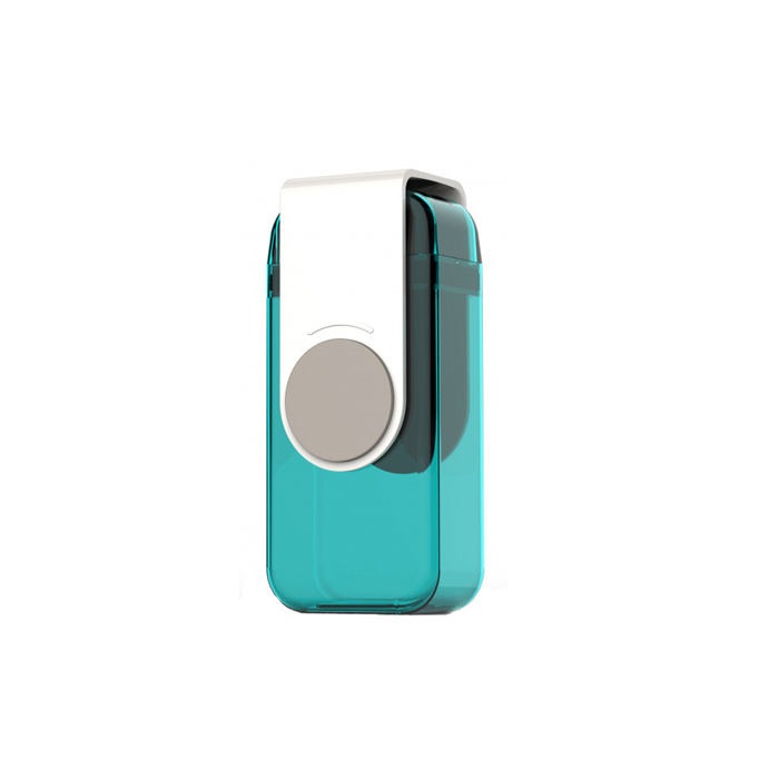 drinkfles Kids The Juicy 300 ml blauw/wit