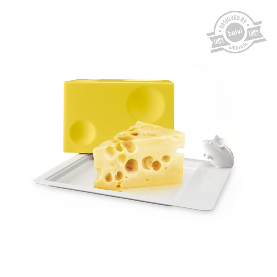 kaasdoos I Love Cheese 10,5 x 14,3 cm ABS geel - Afbeelding 3