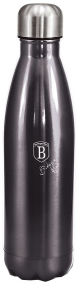drinkfles Pro vacuüm 0,5 liter RVS zwart