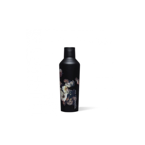 drinkfles Canteen 475 ml roestvast staal zwart