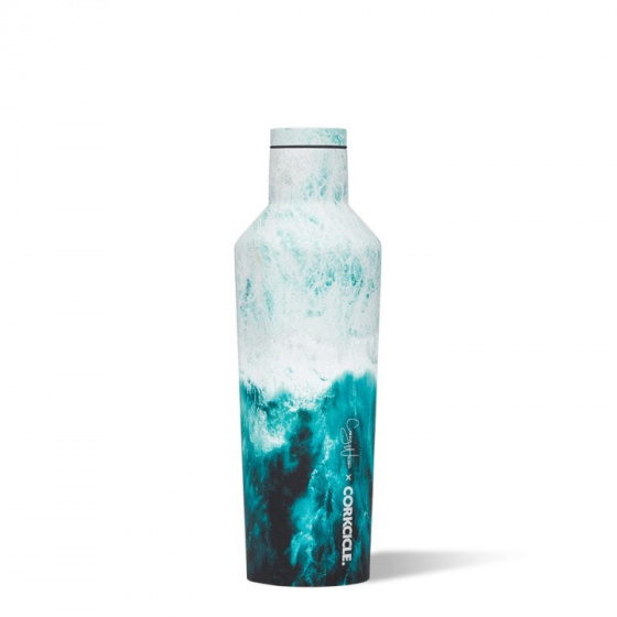 drinkfles Corey Wilson 475 ml roestvast staal blauw