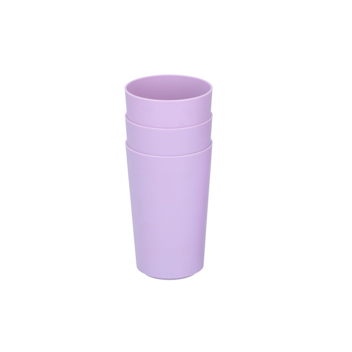 drinkbeker 380 ml polypropeen paars 4 stuks - Afbeelding 2