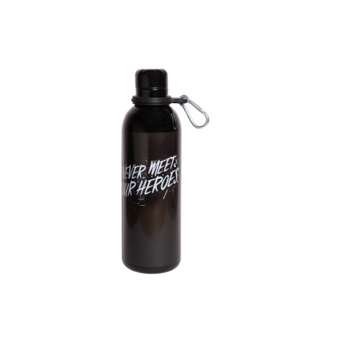 drinkfles The boys 500 ml 7 x 25 cm RVS zwart - Afbeelding 2