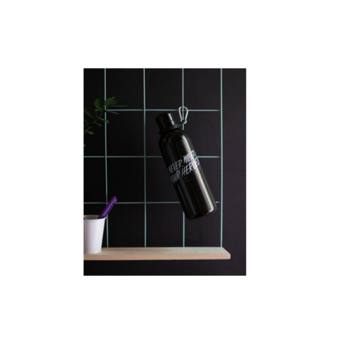 drinkfles The boys 500 ml 7 x 25 cm RVS zwart - Afbeelding 4