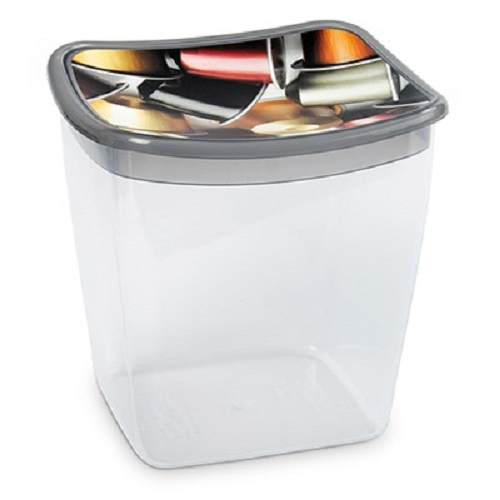 voorraadpot Tokyo 1 liter 13 x 12,8 x 11 cm transparant