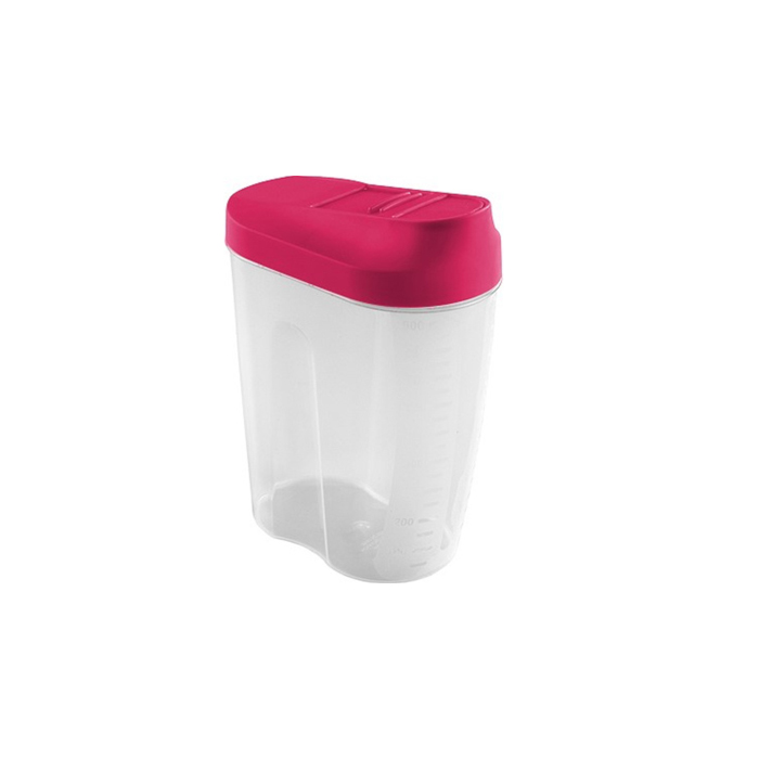 voorraadpot Venecia 1 liter 13,5 x 7,7 x 18 cm fuchsia