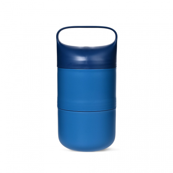 lunchbeker OBP 1,1 liter 22,5 x 11 cm polypropyleen blauw - Afbeelding 2