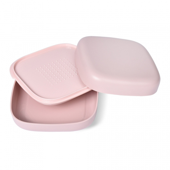 lunchbox OBP Bento lunchbox 1,3 liter 18 x 7,3 cm roze - Afbeelding 2