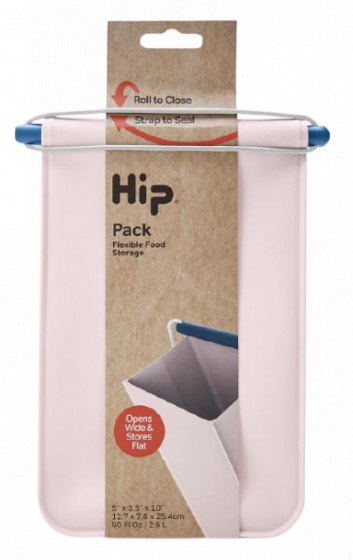 lunchzakje Pack herbruikbaar 15 x 20 cm siliconen beige