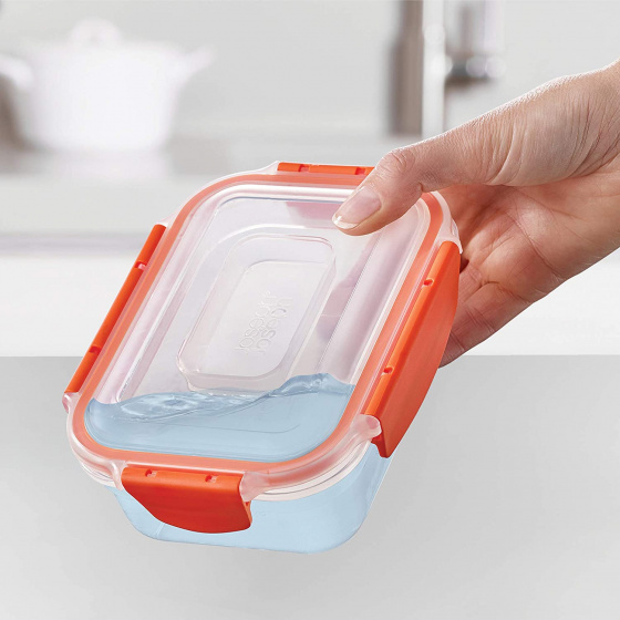 vershoudbakjes Nest 0,54 liter oranje 3 stuks - Afbeelding 2