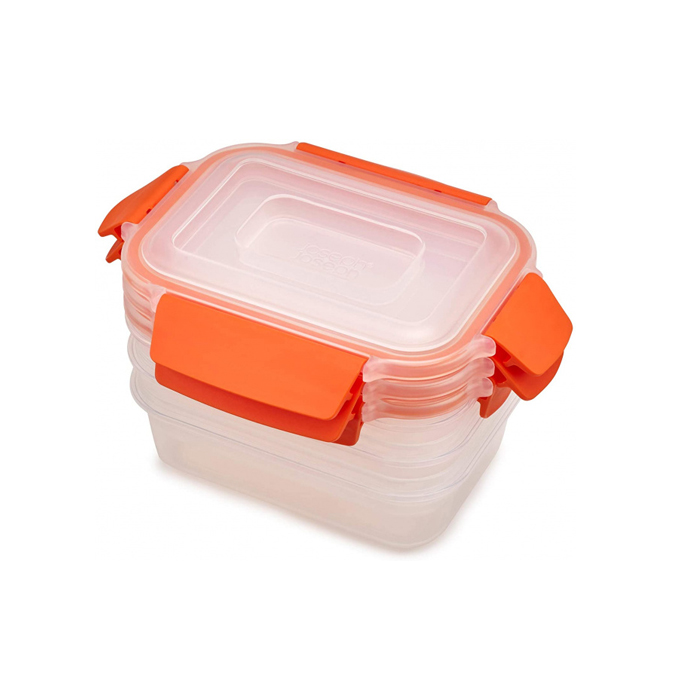 vershoudbakjes Nest 0,54 liter oranje 3 stuks