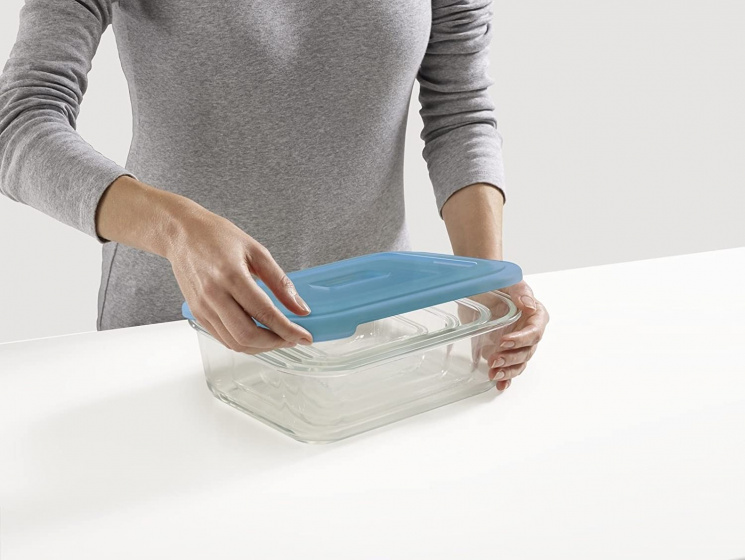 vershoudbakjes Nest 27,5 x 21 cm glas 4 stuks - Afbeelding 4