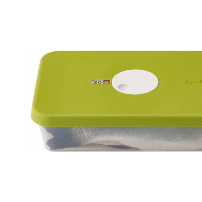 vershoudbox Dial 2,4 L 27,8 cm transparant/groen - Afbeelding 2
