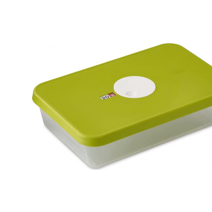vershoudbox Dial 2,4 L 27,8 cm transparant/groen