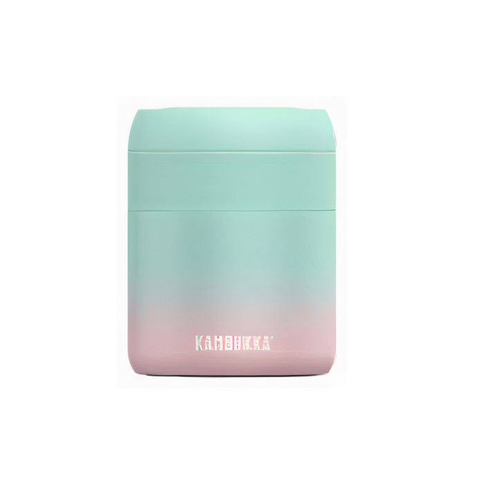 lunchbox Bora Hasselt 500 ml RVS groen/roze