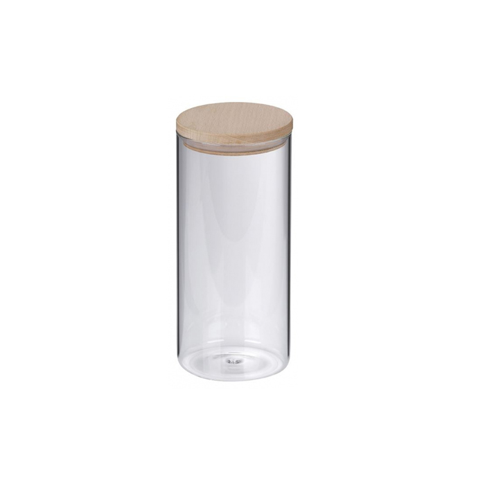 voorraadpot Amelie 1,5 liter glas transparant