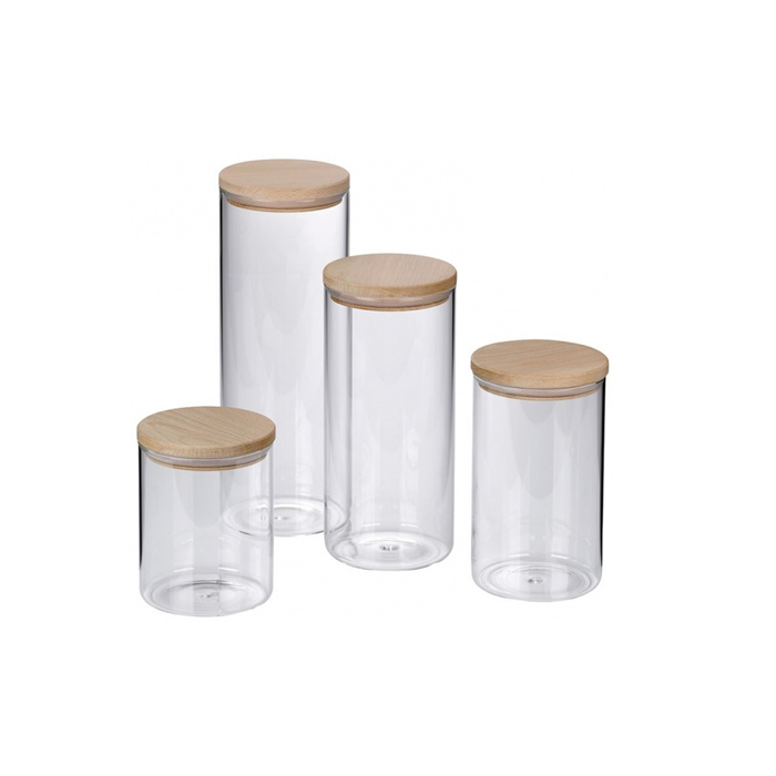 voorraadpot Amelie 1,5 liter glas transparant - Afbeelding 2