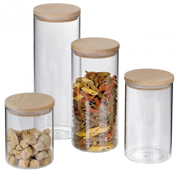 voorraadpot Amelie 1,5 liter glas transparant - Afbeelding 3