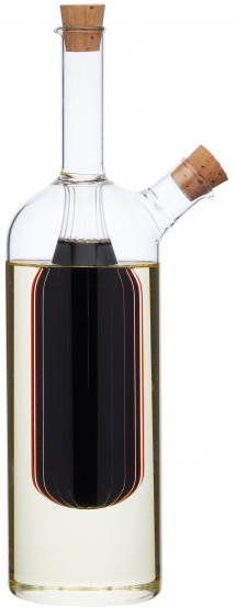 olie- en azijndispenser 350 ml glas transparant - Afbeelding 4