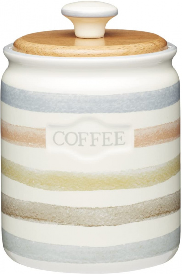 voorraadpot Classic 800 ml 10 x 17 cm keramiek wit