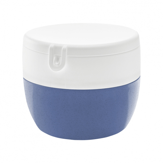 lunchbox Bentobox 13 x 12 x 10 cm blauw 3-delig