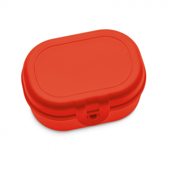 lunchbox Pascal Mini 0,35 liter 10 x 7 cm rood
