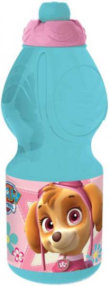 drinkfles pop-up Paw Patrol 400 ml aqua/roze