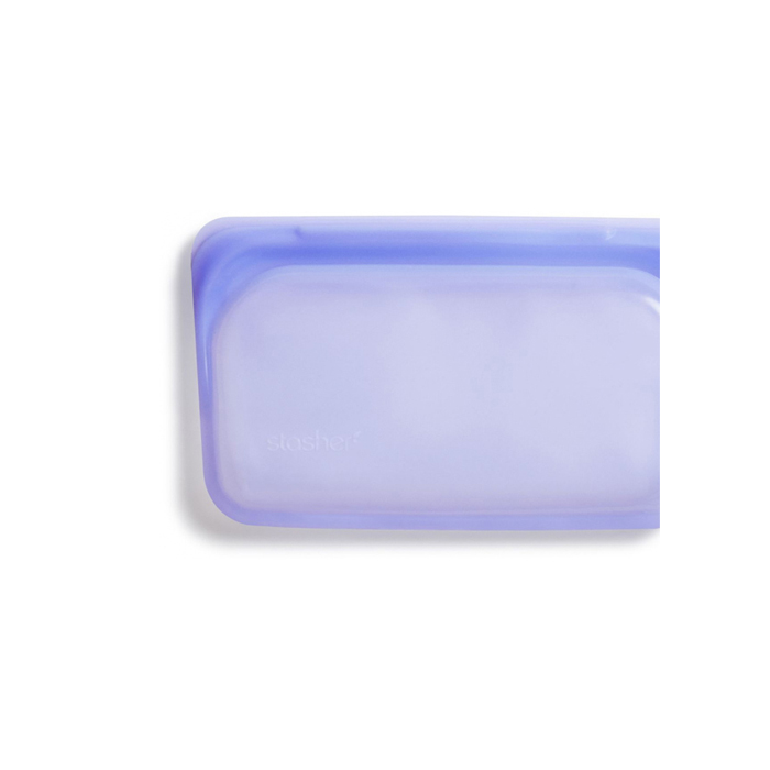 vershoudzakje 13 x 24 cm siliconen paars 293 ml