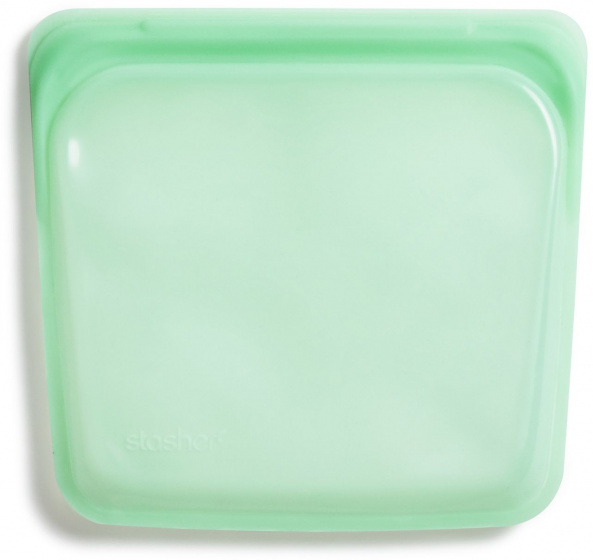 vershoudzakje 19,1 x 24 cm siliconen groen 450 ml