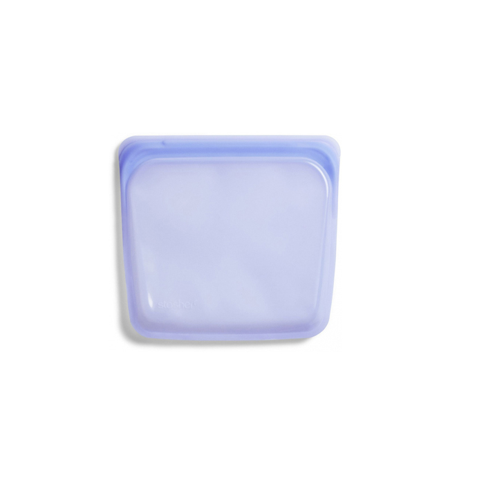 vershoudzakje 19,1 x 24 cm siliconen paars 450 ml