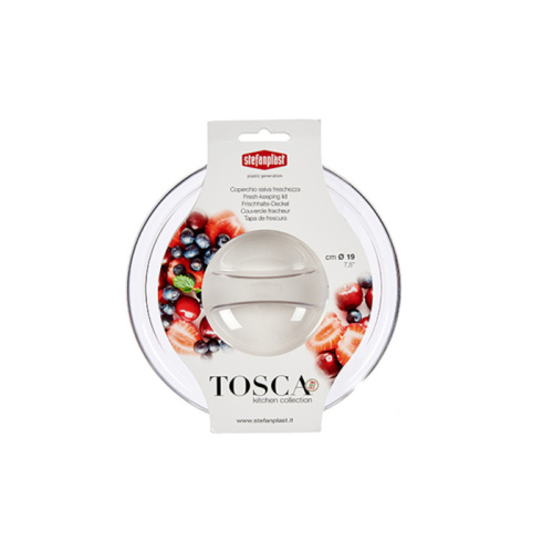 vershouddeksel Tosca 19 cm transparant