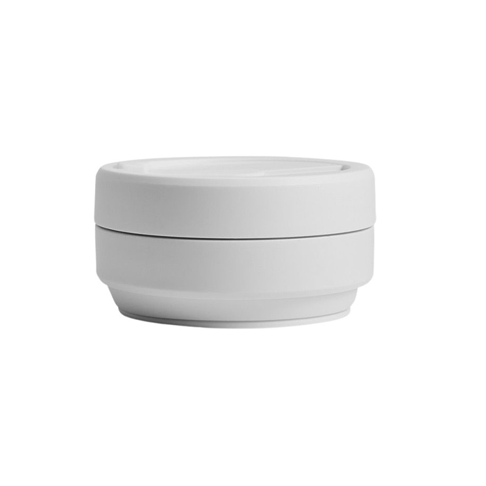 drinkfles Pocket Cup Cashmere siliconen 355 ml grijs - Afbeelding 2