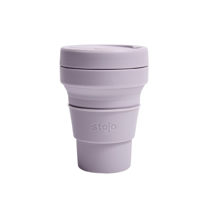 drinkfles Pocket Cup Lilac 355 ml siliconen lila - Afbeelding 2