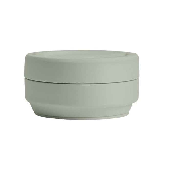 drinkfles Pocket Cup Sage 355 ml siliconen mintgroen