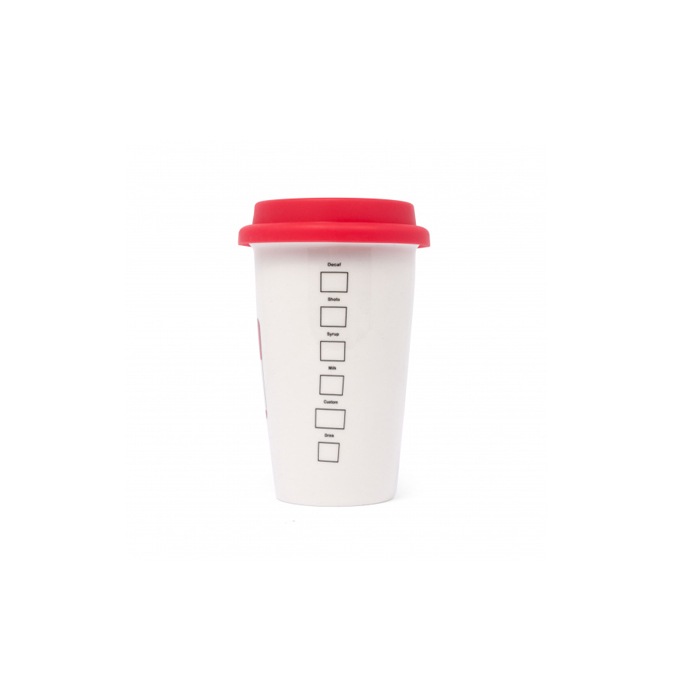 reismok Hello, my name is 275 ml keramiek wit - Afbeelding 3