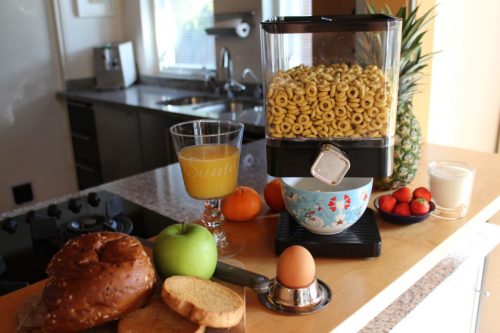 cornflakes dispenser 16,5 x 18 x 31 cm zwart - Afbeelding 3