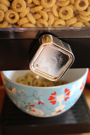cornflakes dispenser 16,5 x 18 x 31 cm zwart - Afbeelding 5