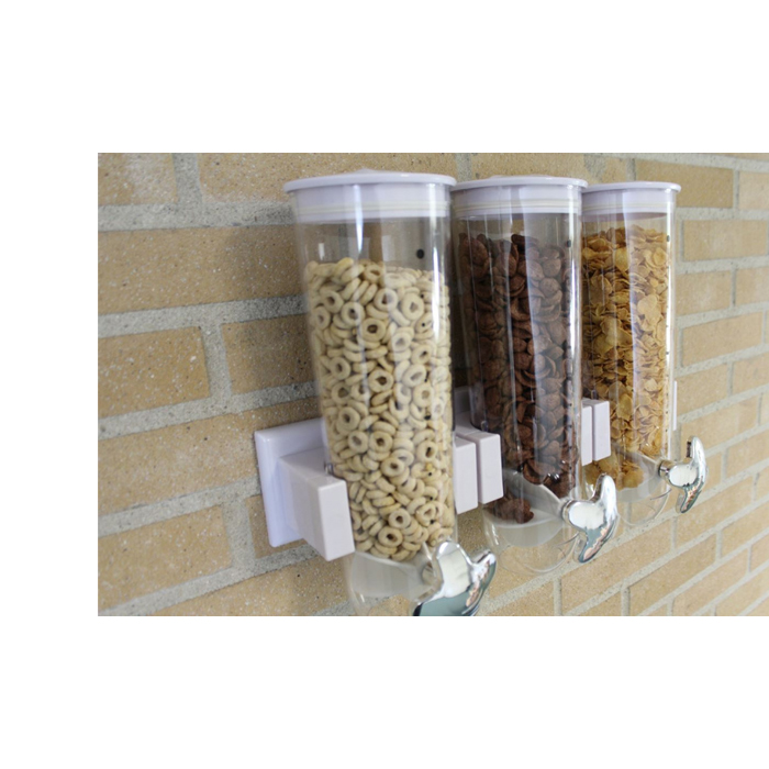 Drievoudige Cornflakes Dispenser wit - Afbeelding 2