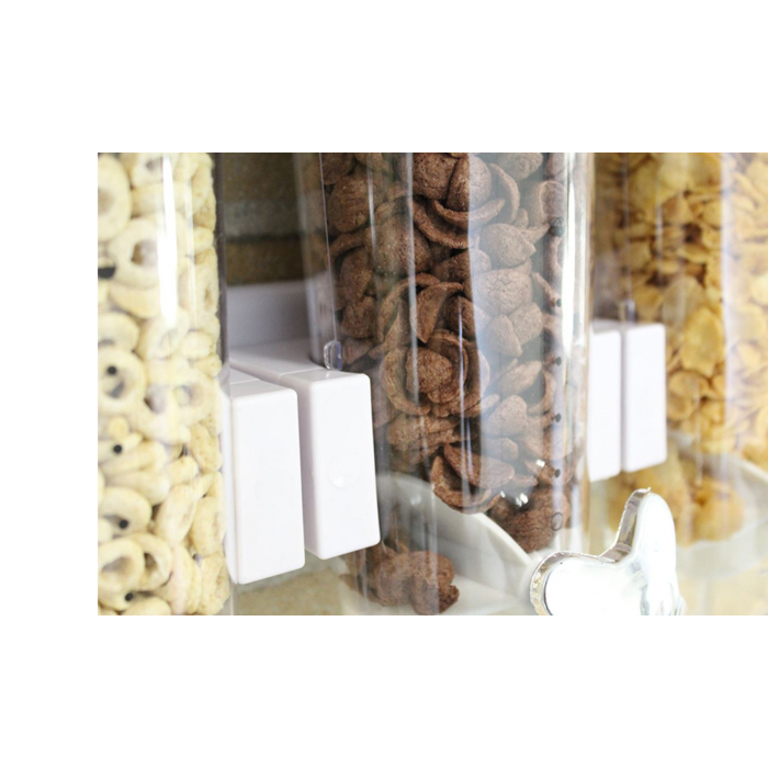 Drievoudige Cornflakes Dispenser wit - Afbeelding 3